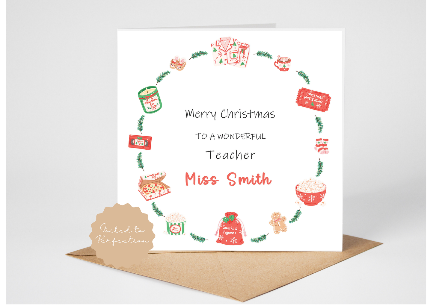Teacher Christmas Card