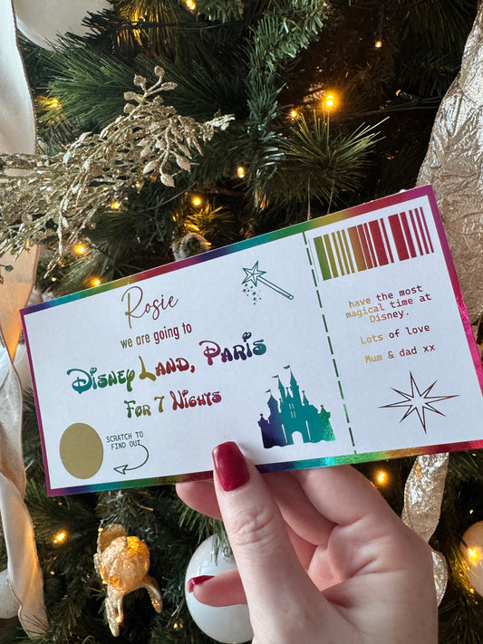 Disneyland Paris Scratch Ticket