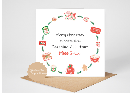 Christmas Card for Teaching Assistant