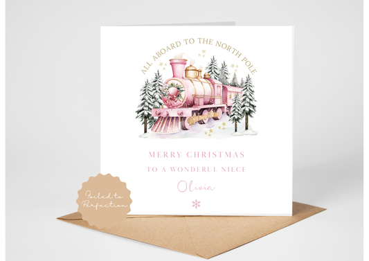 Polar Express Card for Niece