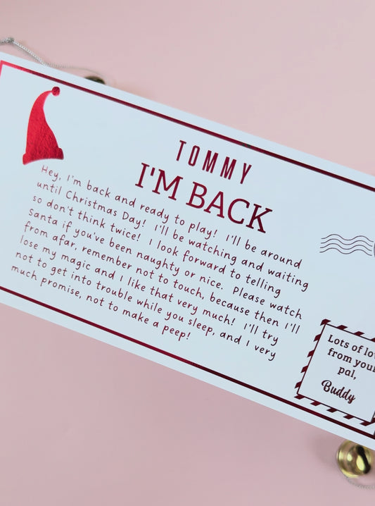 Foiled Gift Ticket - Elf